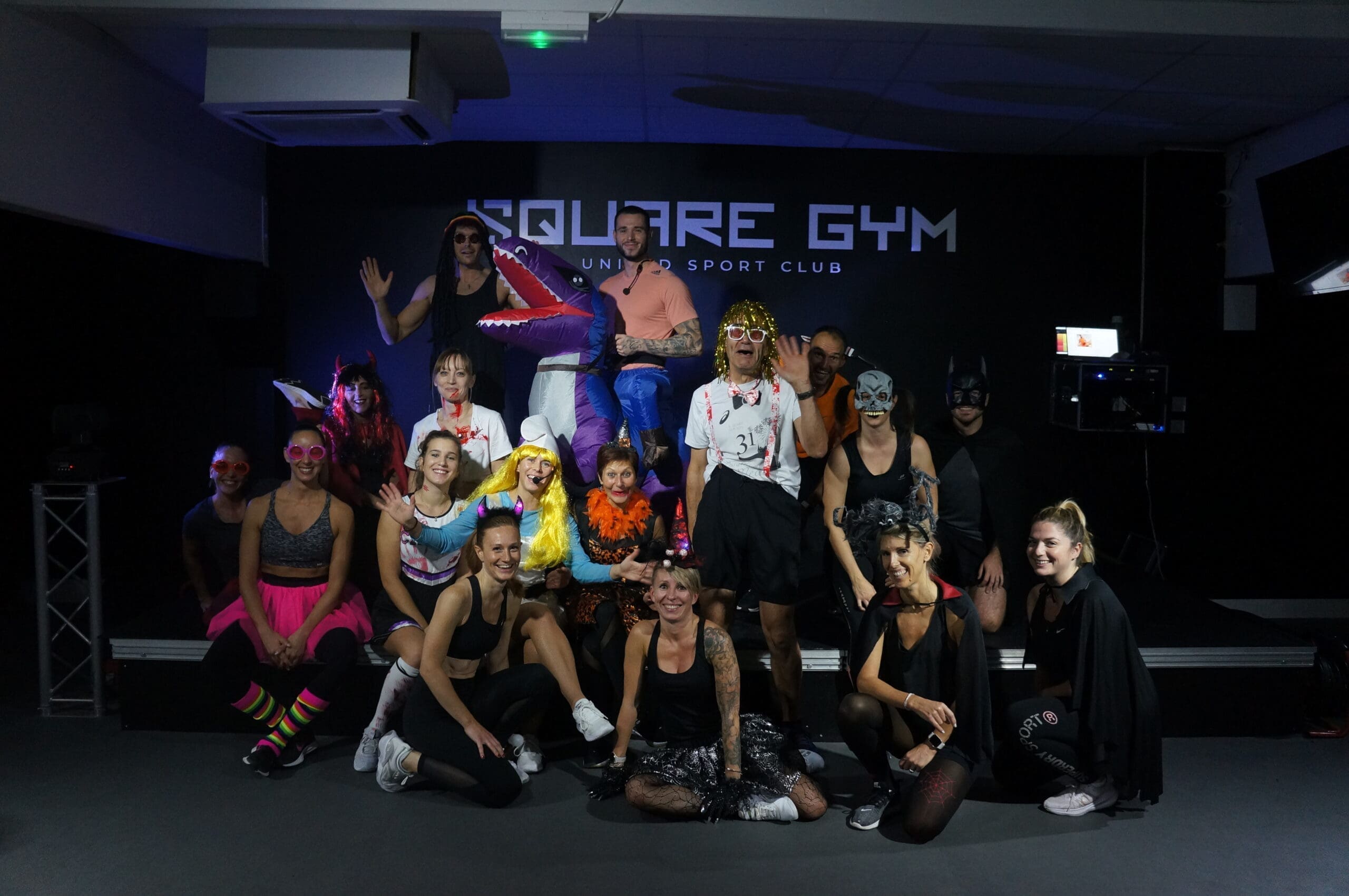 Votre enseigne, Square Gym, a animé ses clubs pour célébrer Halloween.