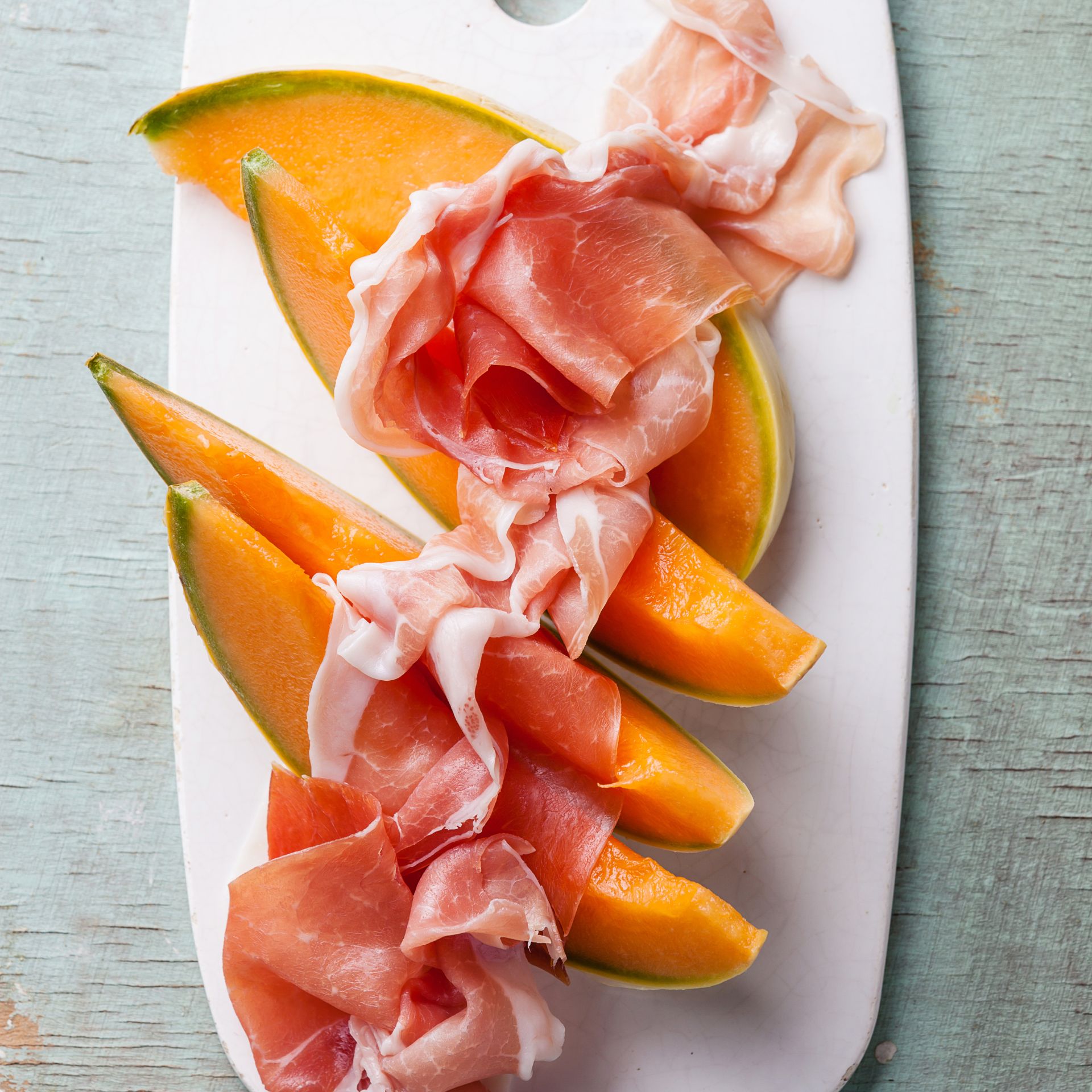 Melon et jambon cru